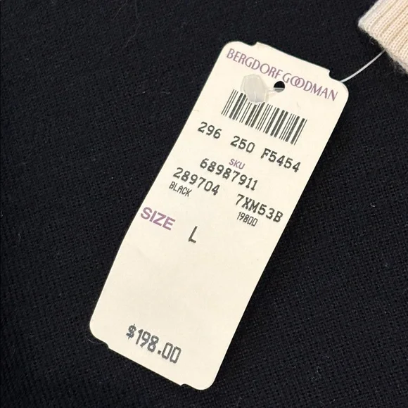 Tahari Sweater Womens large v neck Pullover  NWT from Bergdorf Goodman - Picture 5 of 9